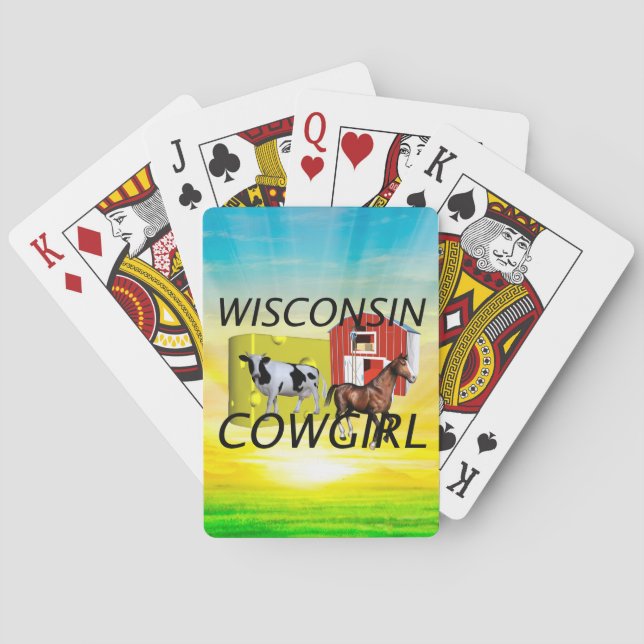 UTSLAGSPLATSWisconsin Cowgirl Casinokort (Baksidan)