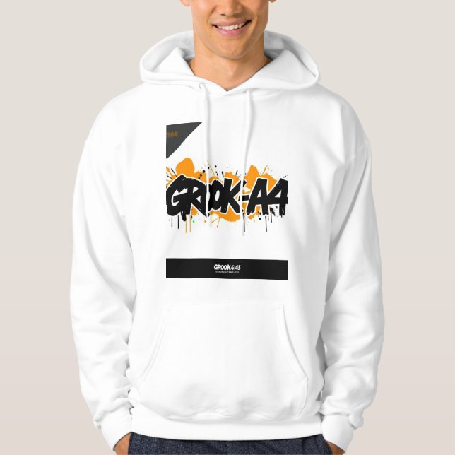 Utsläpp av grå4 de senaste 2025 Vibes T-Shirt Hoodie (Framsida)