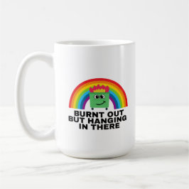 Utsliten Men Hänger Igen Kaffemugg
