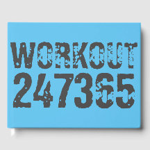 Utsliten och skrapad text Workout 247365 blue