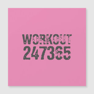 Utsliten och skrapad text Workout 247365 rosa