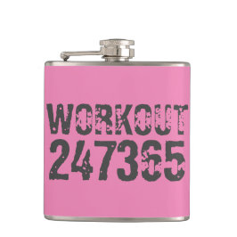 Utsliten och skrapad text Workout 247365 rosa Fickplunta