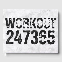 Utsliten och skrapad text Workout 247365 rustic