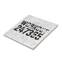 Utsliten och skrapad text Workout 247365 rustic Kakelplatta