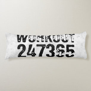 Utsliten och skrapad text Workout 247365 rustic Kroppskudde