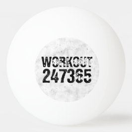 Utsliten och skrapad text Workout 247365 rustic Pingisboll