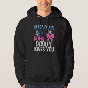 Utslitna eller rosetter pappa köns avtäckning part hoodie