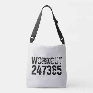 Utslitna och repeterade texter Workout 247365 svar Axelväska