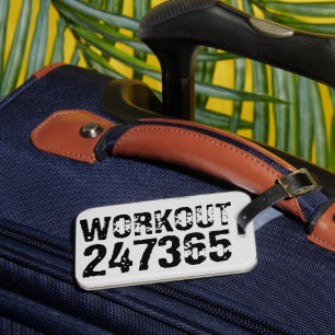 Utslitna och repeterade texter Workout 247365 svar Bagagebricka