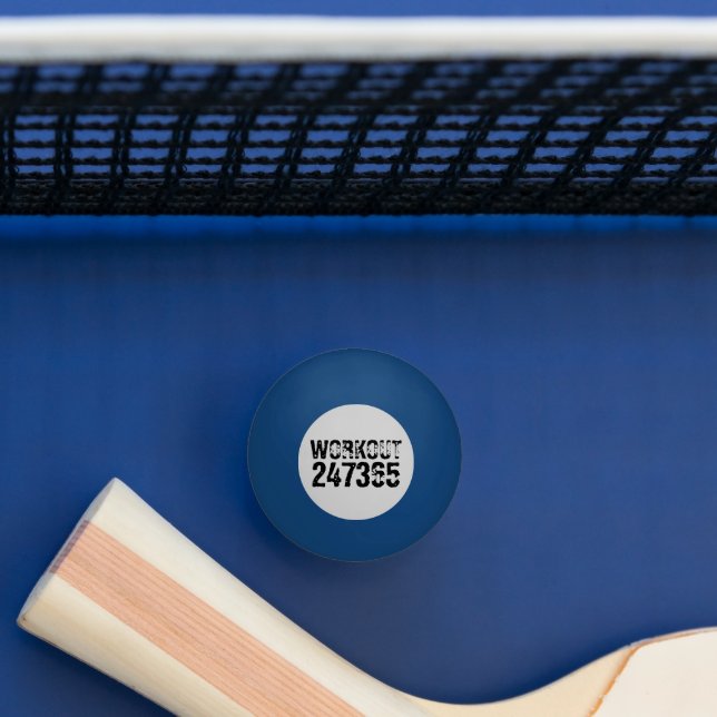 Utslitna och repeterade texter Workout 247365 svar Pingisboll (Tabell)