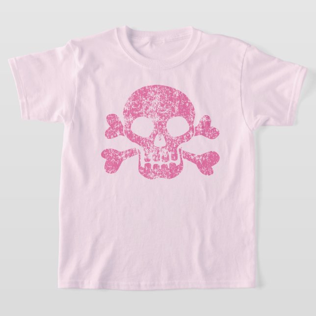 Utslitskal och korsben t shirt (Laydown)