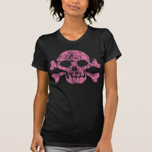 Utslitskal och korsben tee shirt