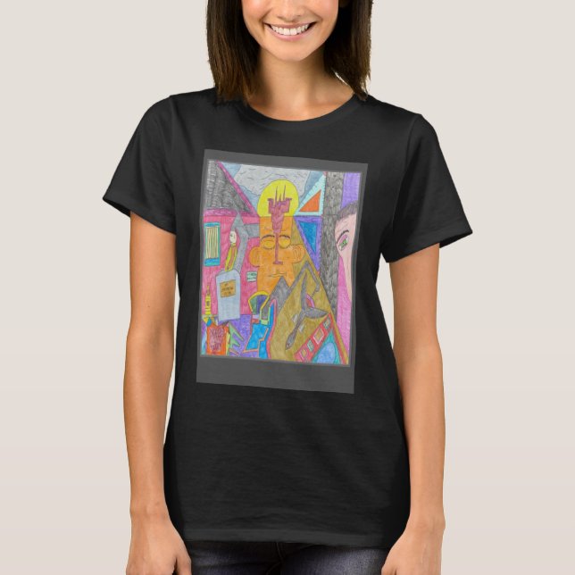 Utsmältningsvärme av utblåst Sol T Shirt (Framsida)