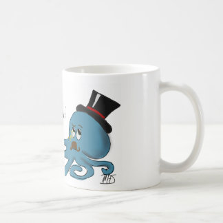 Utsmyckad bläckfisk kaffemugg