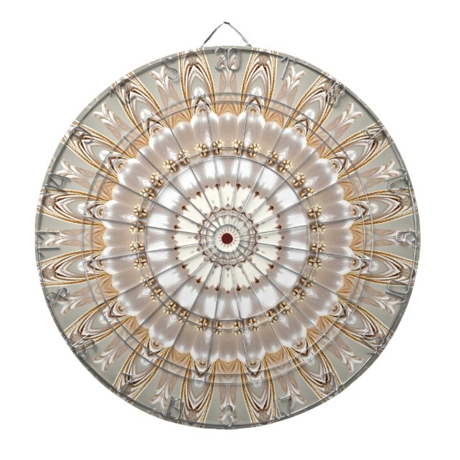 Utsmyckad blomster Mandala mönster Piltavla (Framsidan)