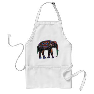 Utsmyckad elefant förkläde