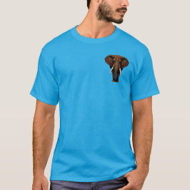Utsmyckad elefantkonst t shirt