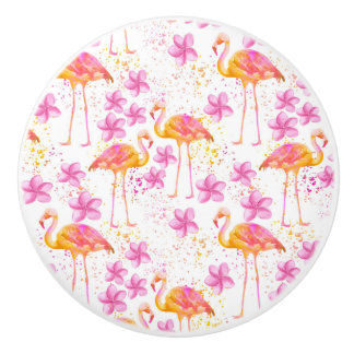 Utsmyckad Flamingo Knopp