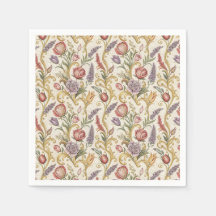 Utsmyckad fransk vintage blomster rullmönster kons