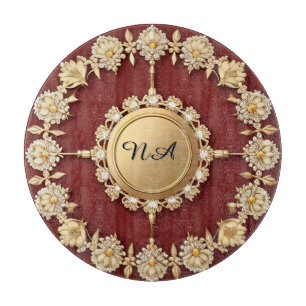Utsmyckad gul blomdesign