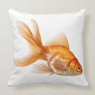 Utsmyckad guldfisk kudde
