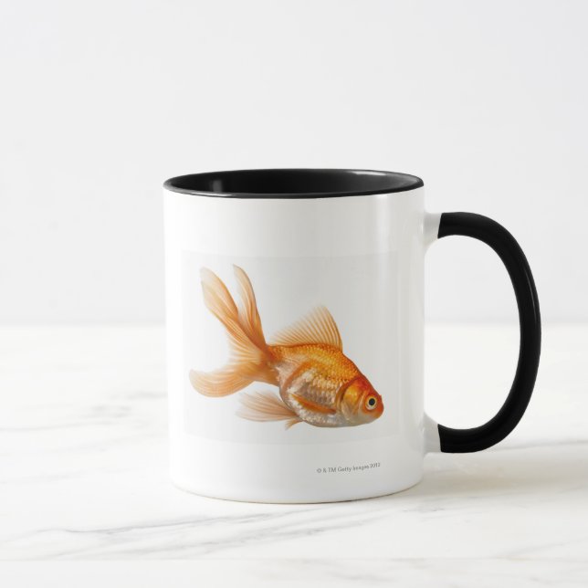 Utsmyckad guldfisk mugg (Höger)