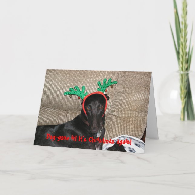 Utsmyckad julkort helgkort (Framsida)