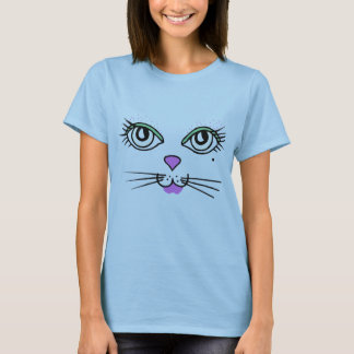 Utsmyckad kattungebaby - dockautslagsplats tee shirt