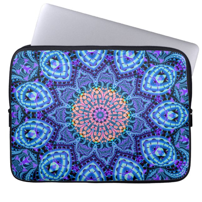 Utsmyckad konst för Kaleidoscope för Laptop Fodral (Framsidan)