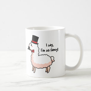 Utsmyckad Llamamugg Kaffemugg