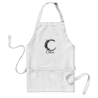 Utsmyckad Monogram: Chloe Förkläde