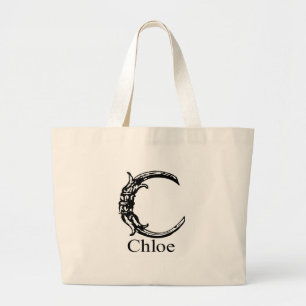 Utsmyckad Monogram: Chloe Jumbo Tygkasse