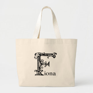 Utsmyckad Monogram: Fiona Jumbo Tygkasse