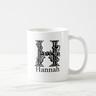 Utsmyckad Monogram: Hannah Kaffemugg