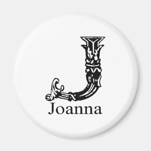 Utsmyckad Monogram: Joanna Magnet