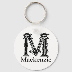 Utsmyckad Monogram: Mackenzie Nyckelring