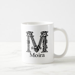 Utsmyckad Monogram: Moira Kaffemugg