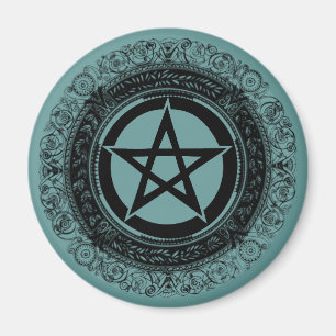 Utsmyckad Pentacle Magnet