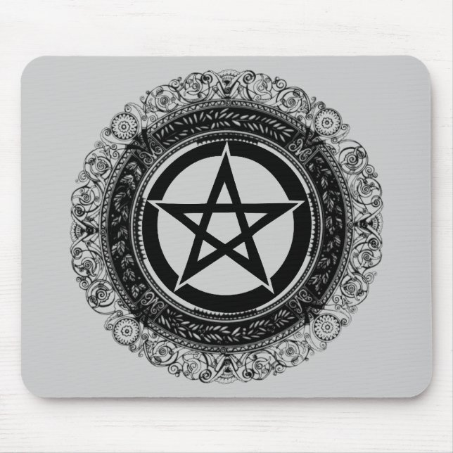 Utsmyckad Pentacle Musmatta (Framsidan)