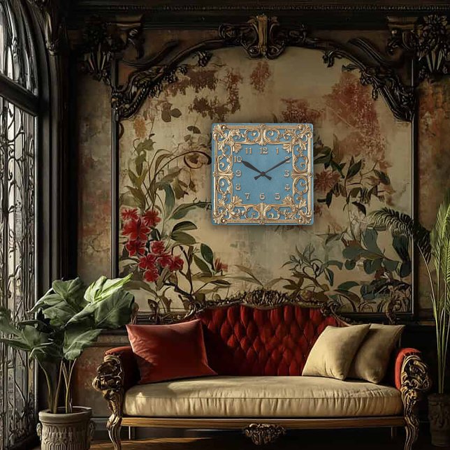 Utsmyckad perfektion i en Art Nouveau väggklocka (Skapare uppladdad)