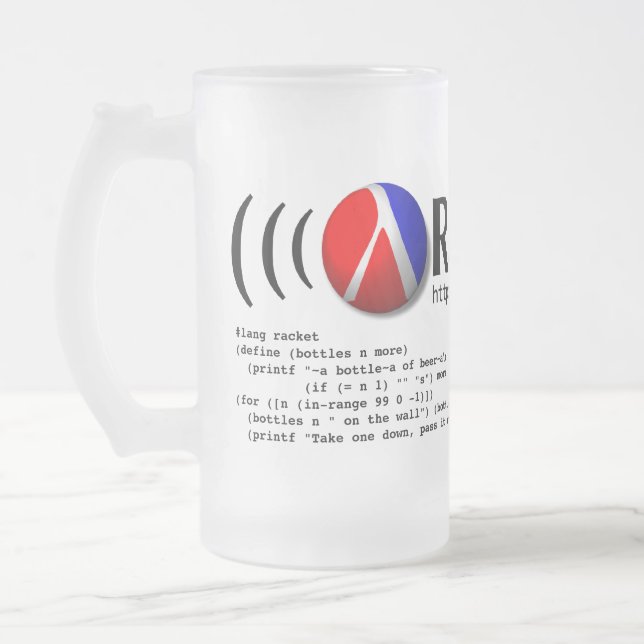 Utsmyckad racketölmugg frostat ölglas (Vänster)