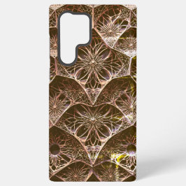 Utsmyckad Rose Guld & Brons Art Deco Fraktal
