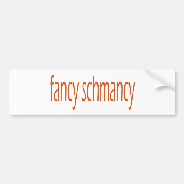 utsmyckad schmancy bildekal (Framsidan)