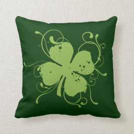 Utsmyckad Shamrock Kudde