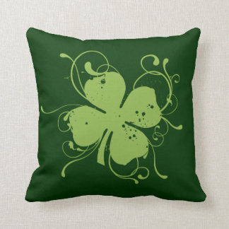 Utsmyckad Shamrock Kudde