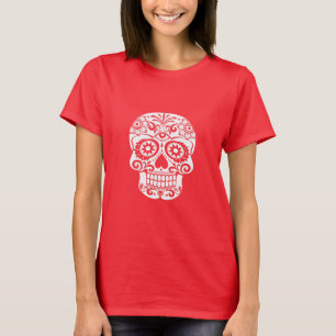 Utsmyckad Skalle Konst T Shirt