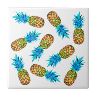 Utsmyckade ananas kakelplatta