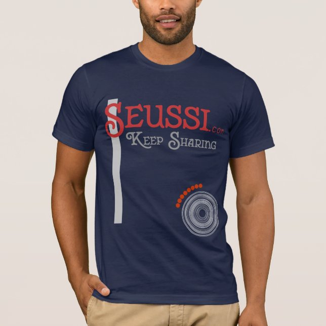 Utsmyckade Seussi Tee Shirt (Framsida)