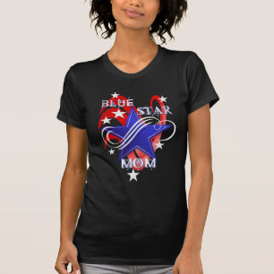 Utsmyckade skjortor för blåttstjärnamamma tee shirt