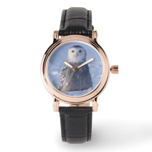 Utsmyckat elegantt arktiskt snöig designat armbandsur